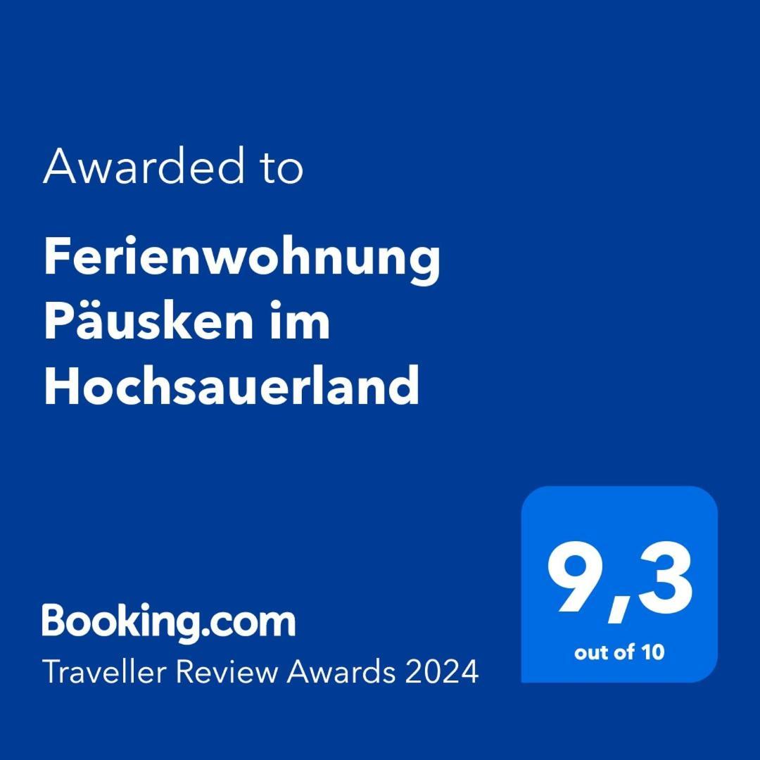 Ferienwohnung Paeusken Im Hochsauerland- E- Bike Und Auto Laden Moeglich เบสต์วิก ภายนอก รูปภาพ